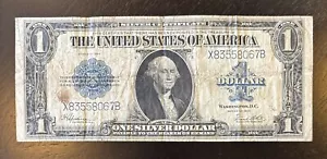 1923 $1 Silver Certificate Large Note Blue Seal - Picture 1 of 2