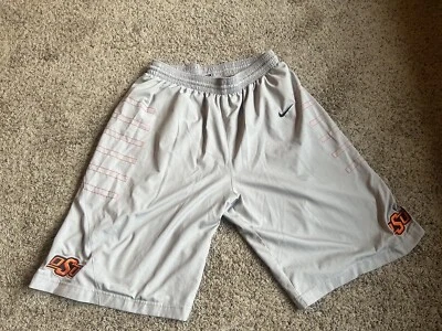 Nike Authentic Basketball Shorts Large Oklahoma State Cowboys OSU Replica 2011 - Image 1 of 4