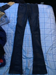 Waxed stacked Jeans - Picture 1 of 4