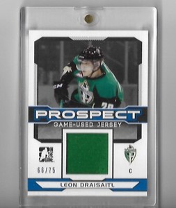2014-15 ITG Draft Prospects Jerseys Blue #PGU17 Leon Draisaitl 66/75