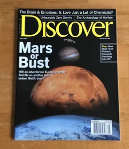 Discover Magazine May 2003 Mars or Bust No Label Newsstand - Picture 1 of 2