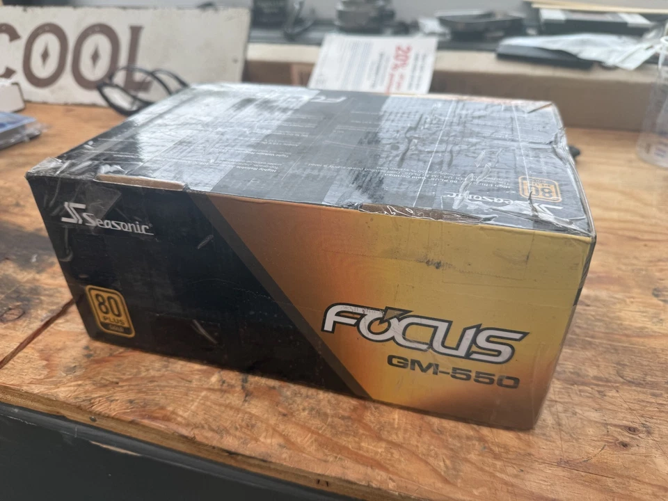 SeaSonic SSR-550FM Focus GM-550 550W 80+ Gold Semi-Modular ATX PSU (Refurbished) - Image 1 of 1