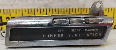 Б/у коробка управления летней вентиляцией GM 1958 Oldsmobile 88-98 (917C) от оригинального производителя - Изображение 1 из 4