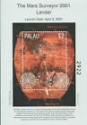 PALAU 1999 Space Mission to Mars Sc 504 Sheetlet MUH