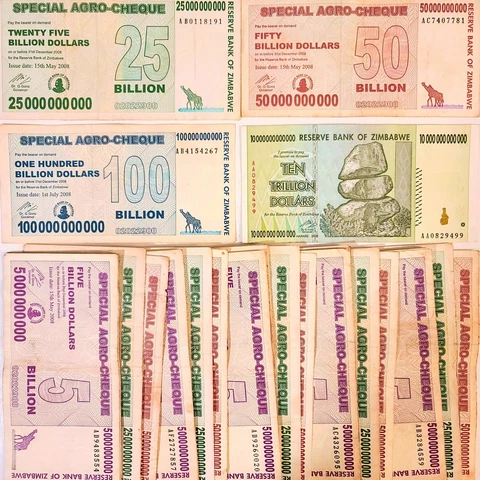 100 Billion Agro Zimbabwe Dollars 2008 COA FREE Billions Trillion  w/ multi lots Cover