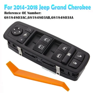 Interruttore alzacristalli elettrico lato guida per Jeep Grand Cherokee WK2 2014-2018 68184803AC - Foto 1 di 9