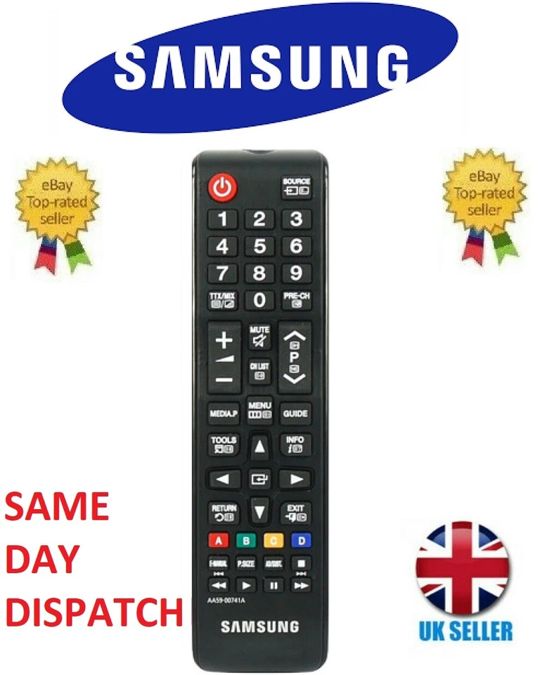 Original TV Remote control compatible with Samsung AA59-00741A LED TV - Image 1 of 1
