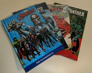 MARVEL Hardback Graphic Novel Comic Book Lot Avengers Gardians Wasp Black Panthe - Imagen 1 de 11