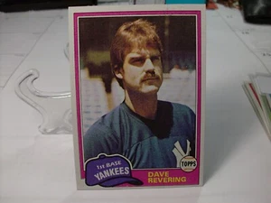 1981 Topps Traded #823 - Dave Revering - New York Yankees 81-839 - Bild 1 von 2