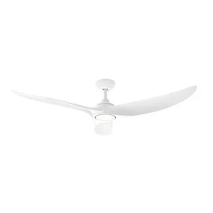 Evolve EC/DC Motor 60" Ceiling Fan with Remote & LED Light in Matt White by H... - Picture 1 of 1