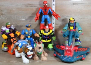 Vintage Fisher Price Rescue Heroes 8 piece Lot - Picture 1 of 9