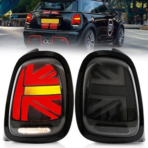Tail Lights For 2014-2019 BMW Mini Cooper F55/56/57 Sequential Turn Signal Lamps - Picture 1 of 9