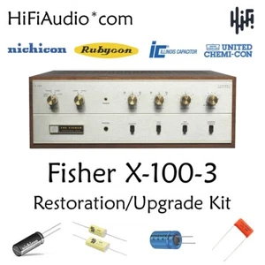 Fisher X-100-3 Röhrenverstärker Restauration Reparatur Upgrade Rebuild Kondensator Kit - Bild 1 von 10