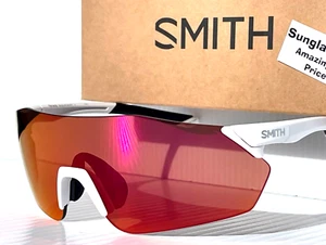 Smith Optics REVERB Matte White ChromaPop Red Mirror & Low Light 2 Lens Sunglass - Picture 1 of 19