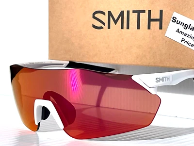 Smith Optics REVERB Matte White ChromaPop Red Mirror & Low Light 2 Lens Sunglass - Image 1 of 4
