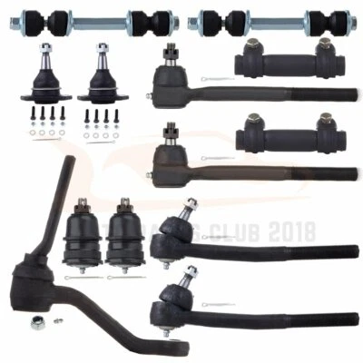 13pcs Suspension Tie Rods End Ball Joints For 1978-1996 Chevrolet Caprice - Image 1 of 4