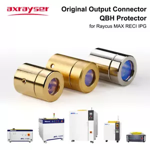 Obiettivo connettore di protezione uscita originale per sorgente laser Raycus Max RECI IPG - Foto 1 di 16