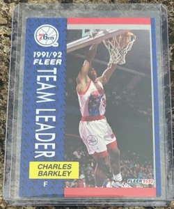 1991-92 Fleer Team Leader - #391 Charles Barkley - Picture 1 of 2
