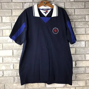 Polo de Atletismo Tommy Hilfiger Vintage Años 90 2000 Talla XL Cuello Escudo de León Único - Imagen 1 de 9