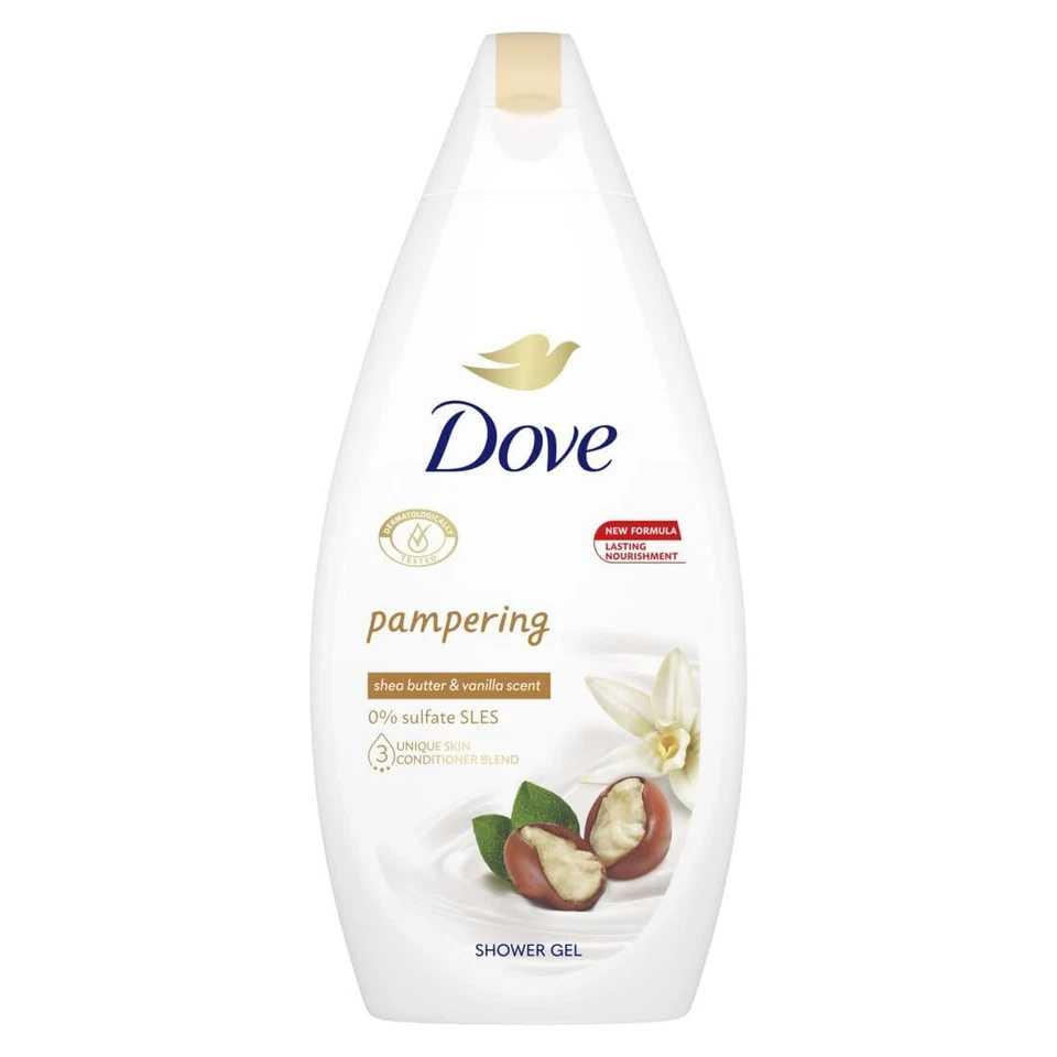 Dove Purely Pampering Shea Butter Bubble Bath 500Ml Warm Vanilla Scented Cream - Image 1 of 1