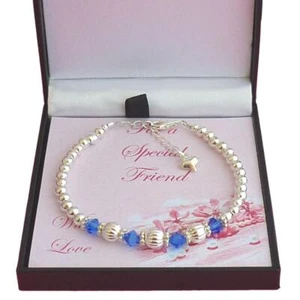 Perlen Geburtsstein Armbänder, Geschenk für Special Friend,Mumie, Sister, Nanny - Bild 1 von 7