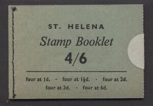 ST. HELENA - 1962 4/6d BOOKLET COMPLETE SG.SB1 (REF.E1)