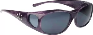 JONATHAN PAUL Polarized Sunglasses Fit-overs Element Purple Haze EM006S Medium - Picture 1 of 5