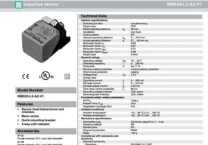 1PC New P + F sensor NBN30-L2-A2-V1 187483 #T5 - Bild 1 von 4