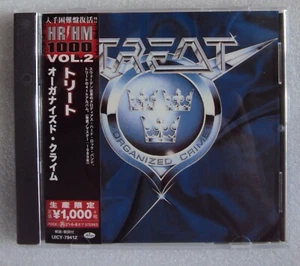 TREAT - Organised Crime CD 1989/2020 GLAM HAIR METAL JAP RELEASE + OBI STRIP - Picture 1 of 3