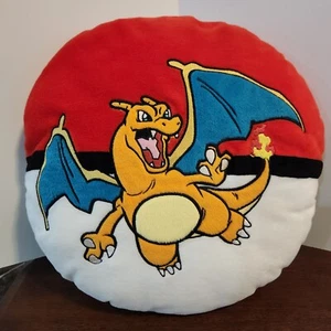 Nintendo 2006 Pokemon Charizard Center Pokeball Plüsch Dekokissen **RAR** - Bild 1 von 4