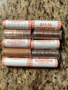 State Quarters Oklahoma 10 Rolls Denver Mint Uncirculated Bank Wrap - Picture 1 of 1