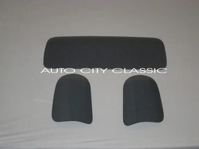 3 piezas vidrio trasero 1947-1954 Chevy GMC camioneta central trasero curvo esquinas gris Foto 1 de 4