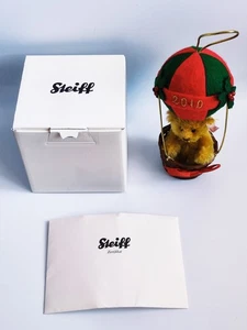 2010 LTD EDT STEIFF CHRISTMAS ORNAMENT BEAR HOME FOR CHRISTMAS BOXED & COMPLETE - Picture 1 of 13