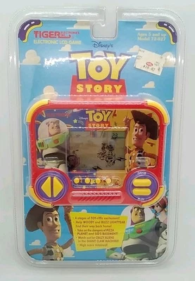 Disney Toy Story Electronic LCD Game by Tiger 1996 - New On Card!  - Image 1 of 4