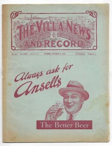 1933/34 Division 1 - ASTON VILLA v. LIVERPOOL - Picture 1 of 3