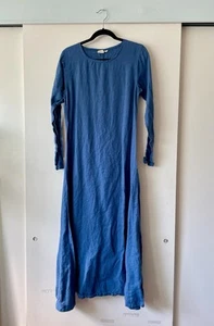 Grimfrost Baltic Linen Viking Underdress Small Blue Medieval Norse SCA LARP Dres - Picture 1 of 4