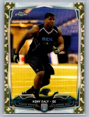Kony Ealy 2014 Topps Chrome Mini Rookie Camo Refractor /99 #140 - Image 1 of 2