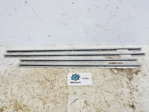 Juego de 4 molduras superiores de panel de puerta interior Jeep FSJ Wagoneer Cherokee cromadas - Imagen 1 de 7