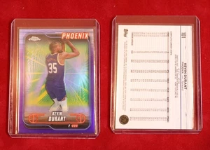 Baloncesto 24/25 Topps cromado Kevin Durant #101 púrpura paralelo - Imagen 1 de 1