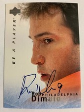1995-96 Be A Player BAP Autograph Rob DiMaio Auto #S105