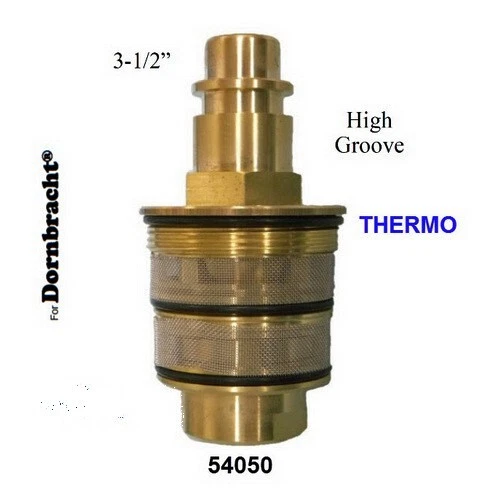适用于 Dornbracht 3-1/2 英寸;温控墨盒,高凹槽 — 第 1/1 张图片