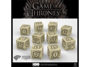 Song of Ice and Fire GAME OF THRONES STARK 10XD6 DICE SET - Picture 1 of 1