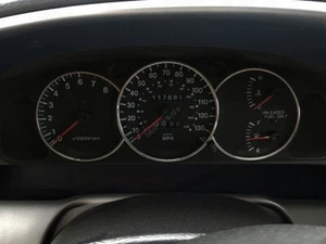 Fits: Kia Carens I 2000-2002 Chrome Gauge Trim Dial Rings Polished Alloy New x3 - Picture 1 of 8