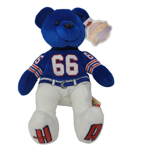 1999 Pigskin Team Bears Plush Billy Shaw NFL Buffalo Bills Football New NWT Cover