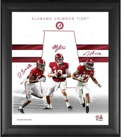 Alabama Crimson Tide Framed 15x17 2021 Franchise Foundations Collage Cover