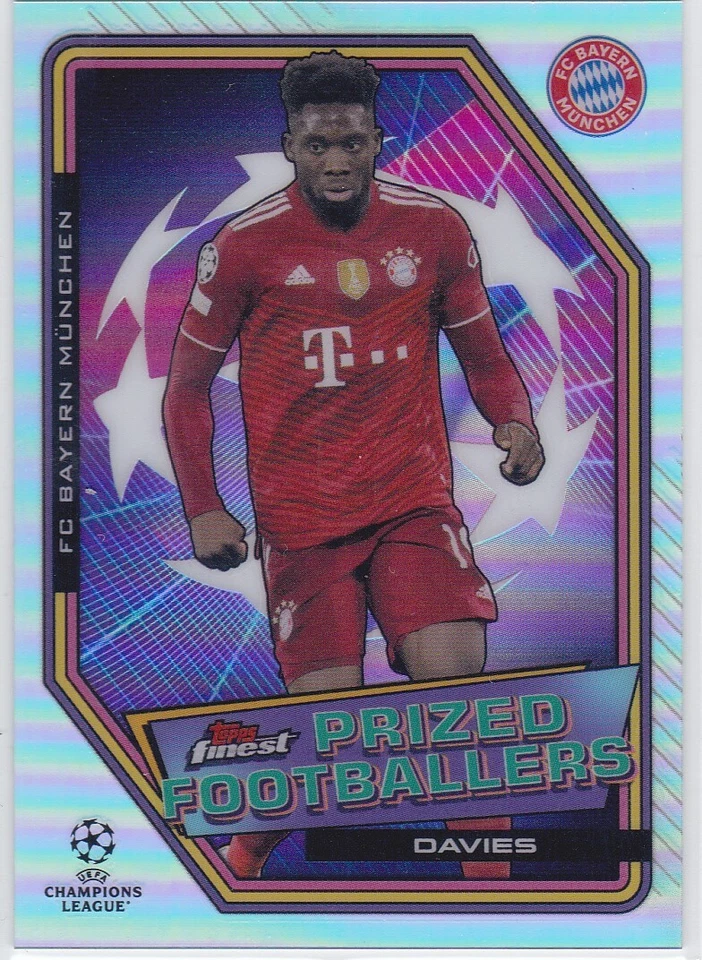 Topps Finest 2020/21..Alphonso Davies..Premiados futbolistas.# PF-AD.BAYERN MUNCHEN Foto 1 de 1