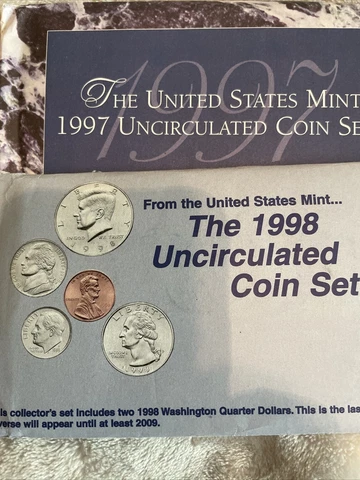1997, 1998, 1999, 2000, PND mint sets Cover