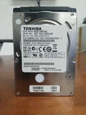 Toshiba - Disco Duro interno HDD - 500GB - Imagen 1 de 2