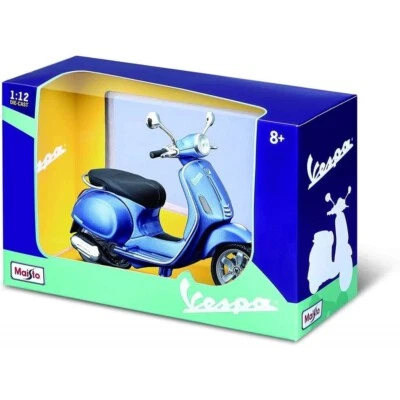 Maisto Vespa Scooter Primavera 150 Blue 1:12 Model Die Cast UK SELLER - Image 1 of 2
