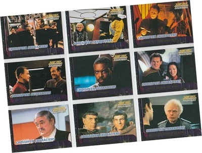 Star Trek TNG Next Generation Profiles - 9 Card "Crossover Characters" Set C1-C9 - Image 1 of 3